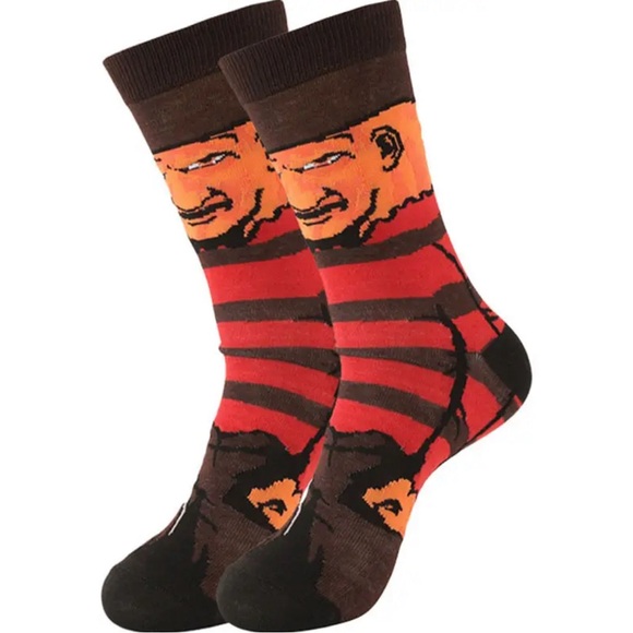 NWT Nightmare on Elm Street Freddy Krueger Socks - Picture 1 of 1